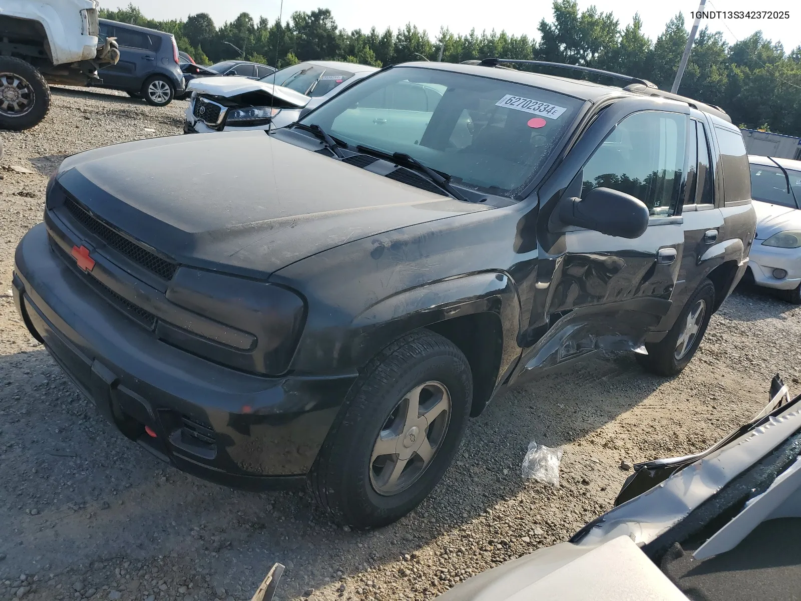 2004 Chevrolet Trailblazer Ls VIN: 1GNDT13S342372025 Lot: 62702334