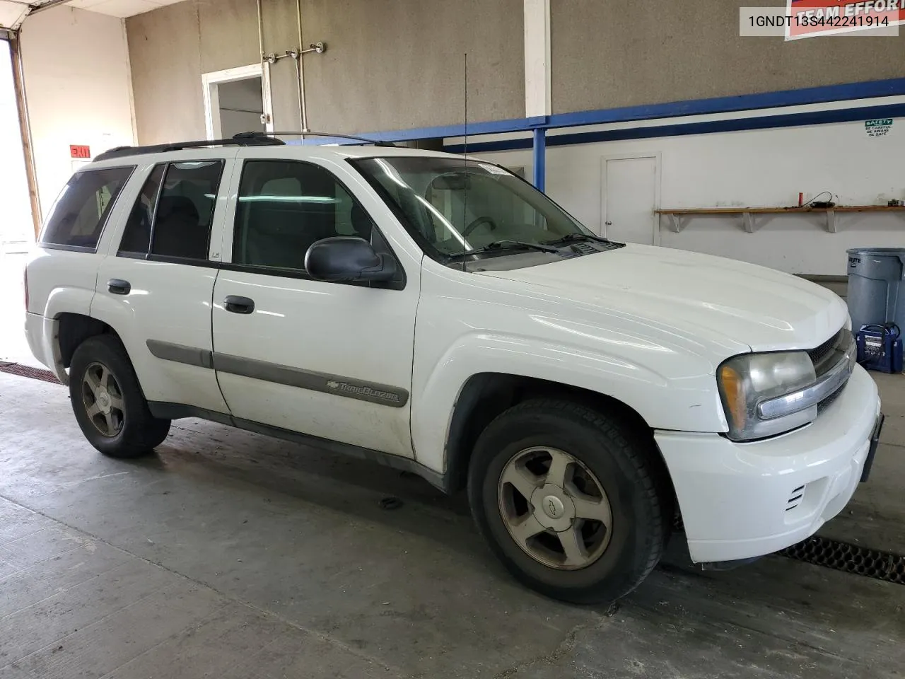 2004 Chevrolet Trailblazer Ls VIN: 1GNDT13S442241914 Lot: 66357504