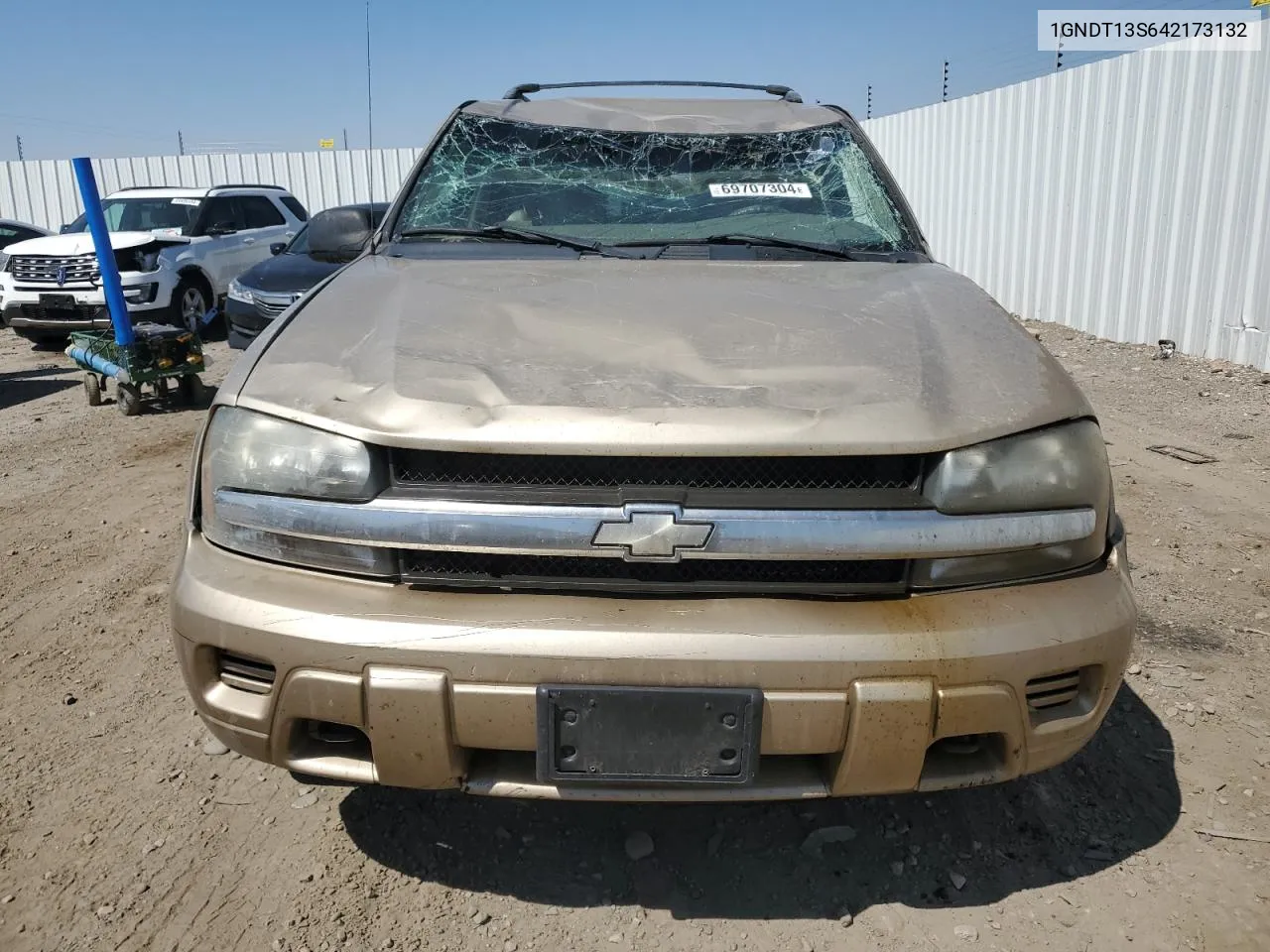 2004 Chevrolet Trailblazer Ls VIN: 1GNDT13S642173132 Lot: 69707304