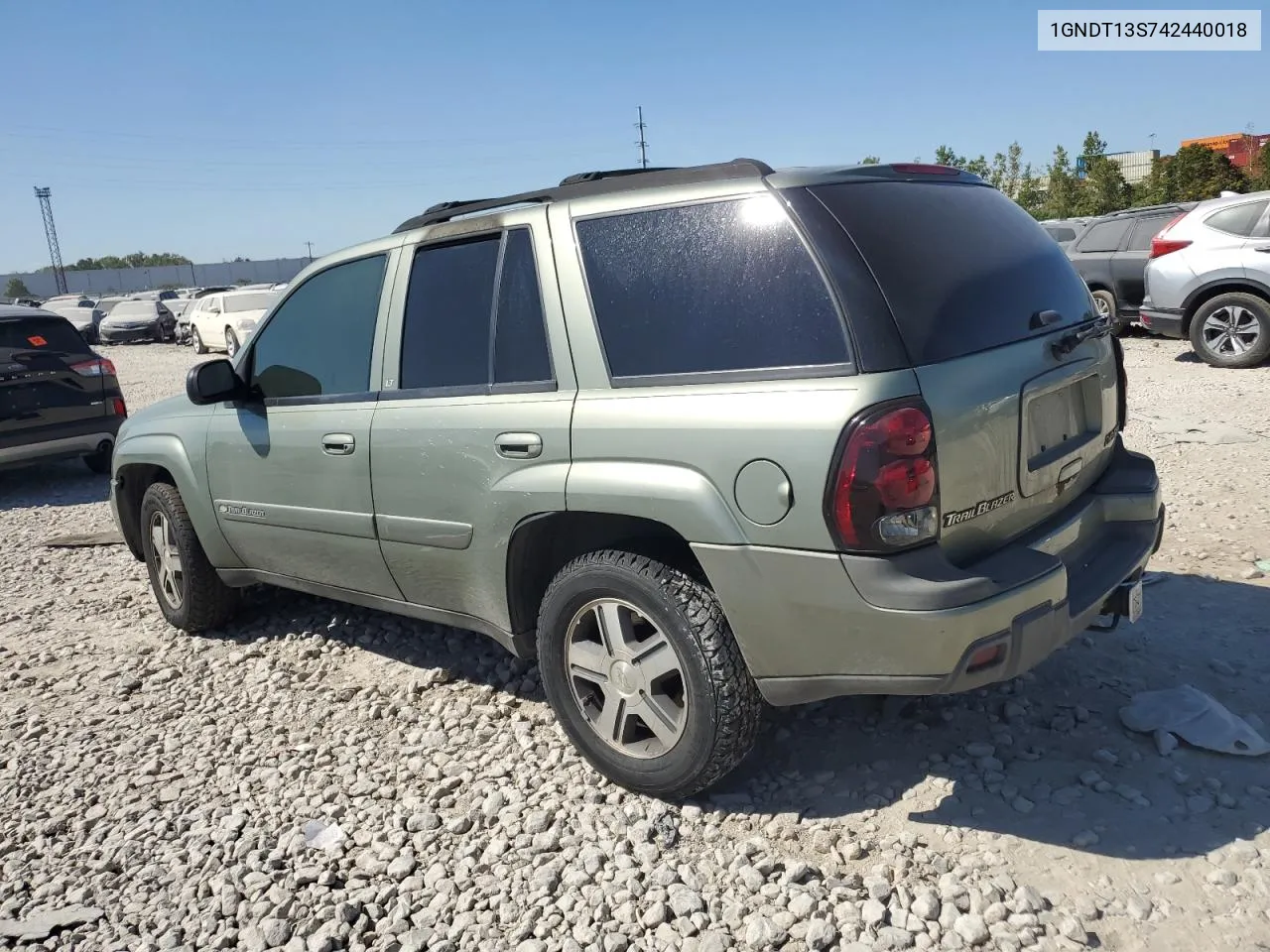 1GNDT13S742440018 2004 Chevrolet Trailblazer Ls