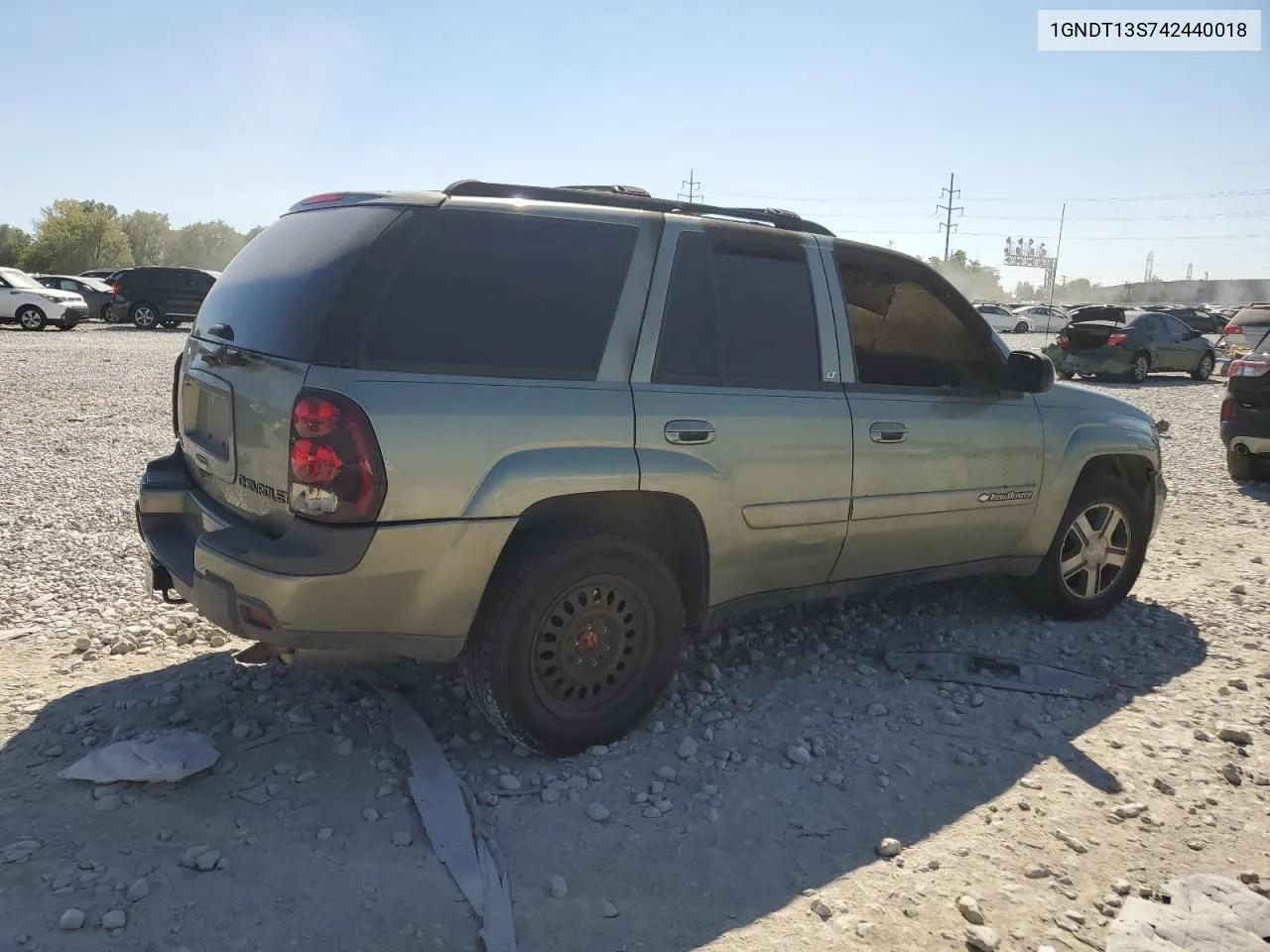 2004 Chevrolet Trailblazer Ls VIN: 1GNDT13S742440018 Lot: 70398104