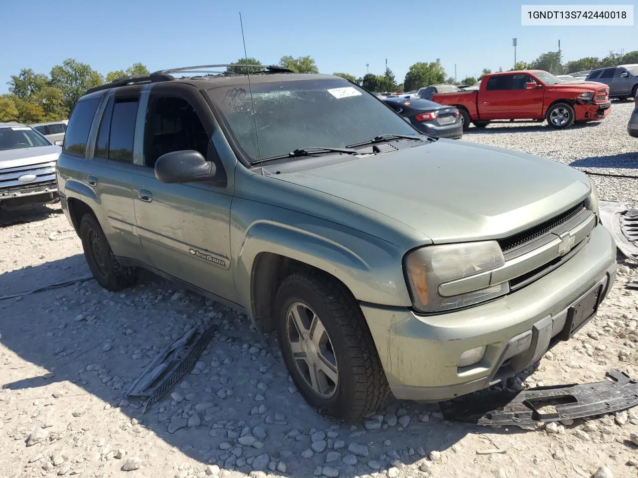 1GNDT13S742440018 2004 Chevrolet Trailblazer Ls