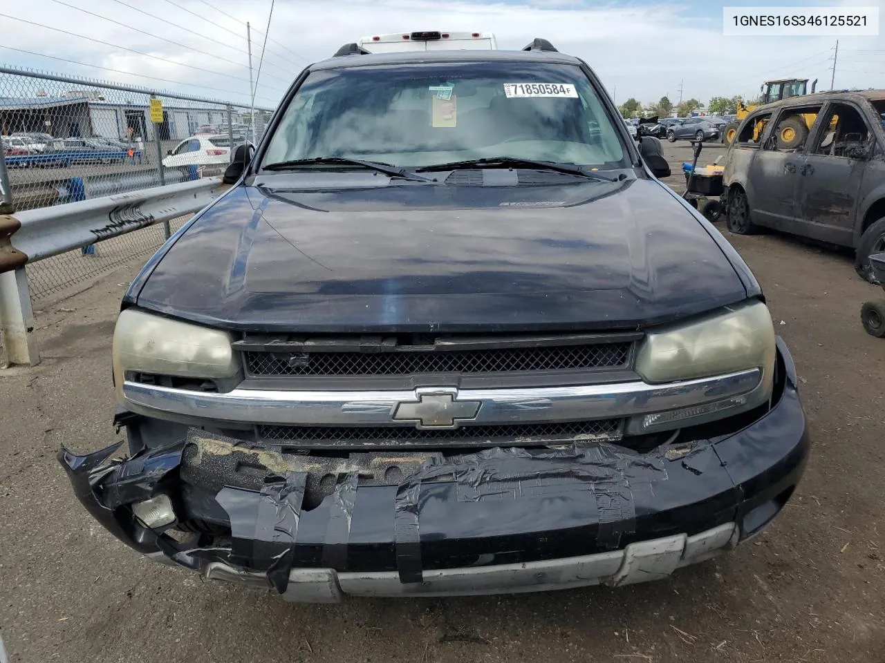 2004 Chevrolet Trailblazer Ext Ls VIN: 1GNES16S346125521 Lot: 71850584