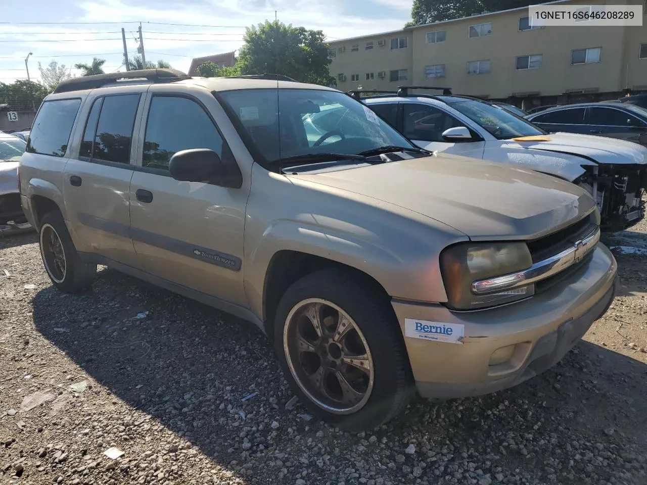 2004 Chevrolet Trailblazer Ext Ls VIN: 1GNET16S646208289 Lot: 72077904