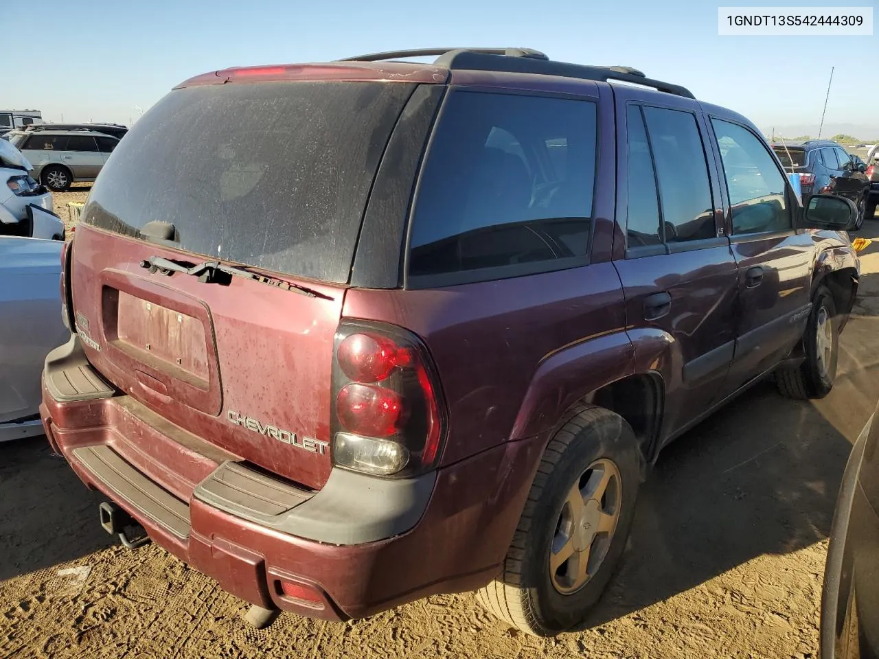 1GNDT13S542444309 2004 Chevrolet Trailblazer Ls