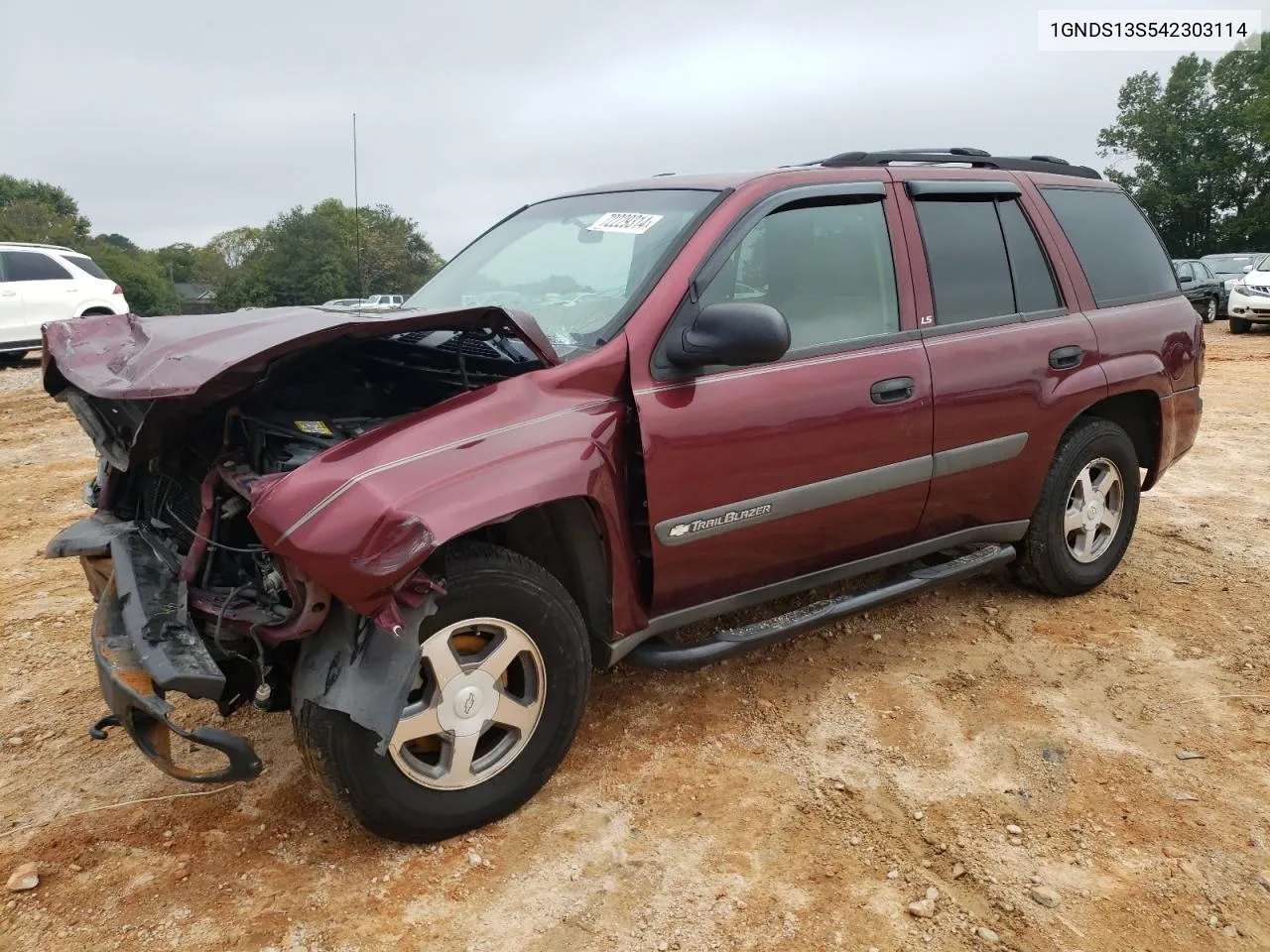 1GNDS13S542303114 2004 Chevrolet Trailblazer Ls