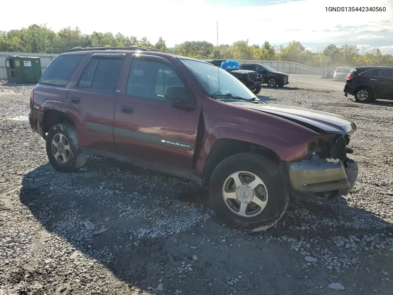 2004 Chevrolet Trailblazer Ls VIN: 1GNDS13S442340560 Lot: 72794964