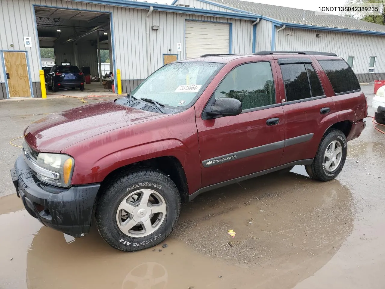 2004 Chevrolet Trailblazer Ls VIN: 1GNDT13S042389235 Lot: 73313664