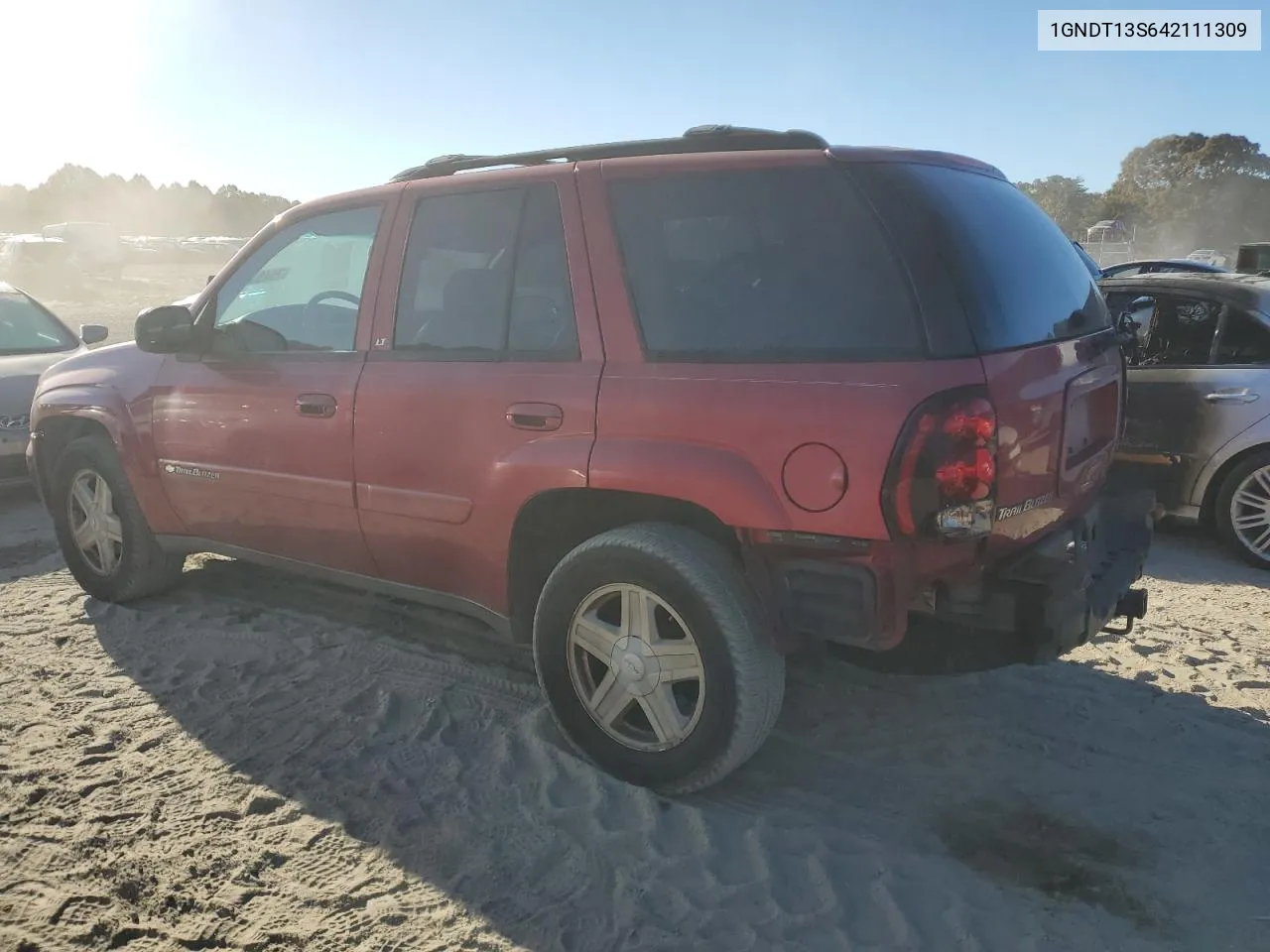 1GNDT13S642111309 2004 Chevrolet Trailblazer Ls