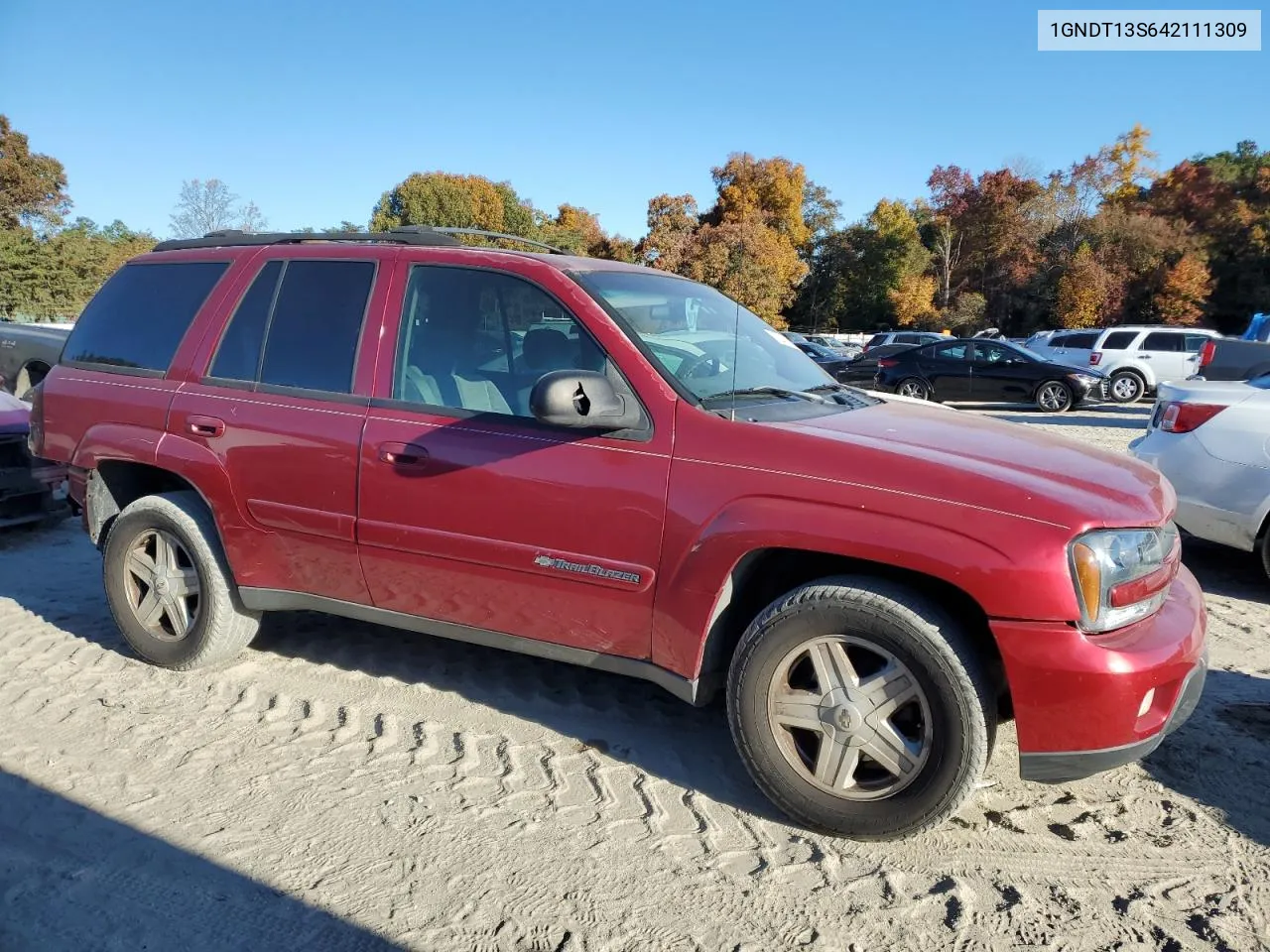 2004 Chevrolet Trailblazer Ls VIN: 1GNDT13S642111309 Lot: 75494304