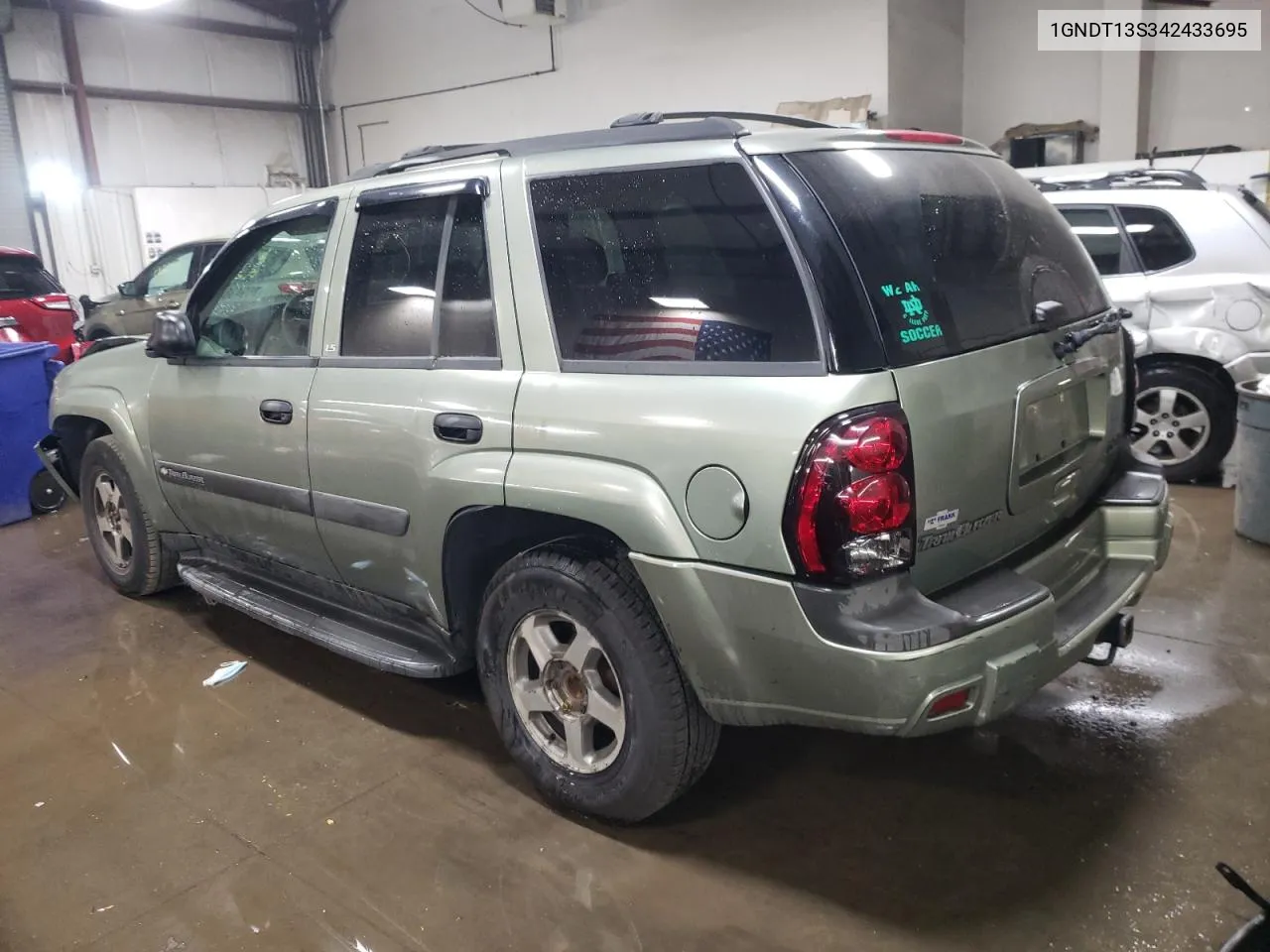 2004 Chevrolet Trailblazer Ls VIN: 1GNDT13S342433695 Lot: 76948874