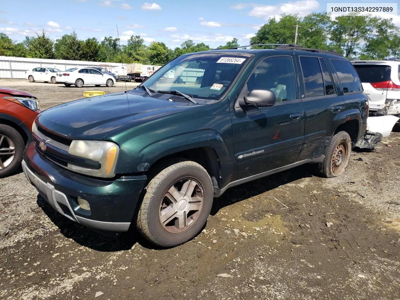 2004 Chevrolet Trailblazer Ls VIN: 1GNDT13S342297889 Lot: 77852404