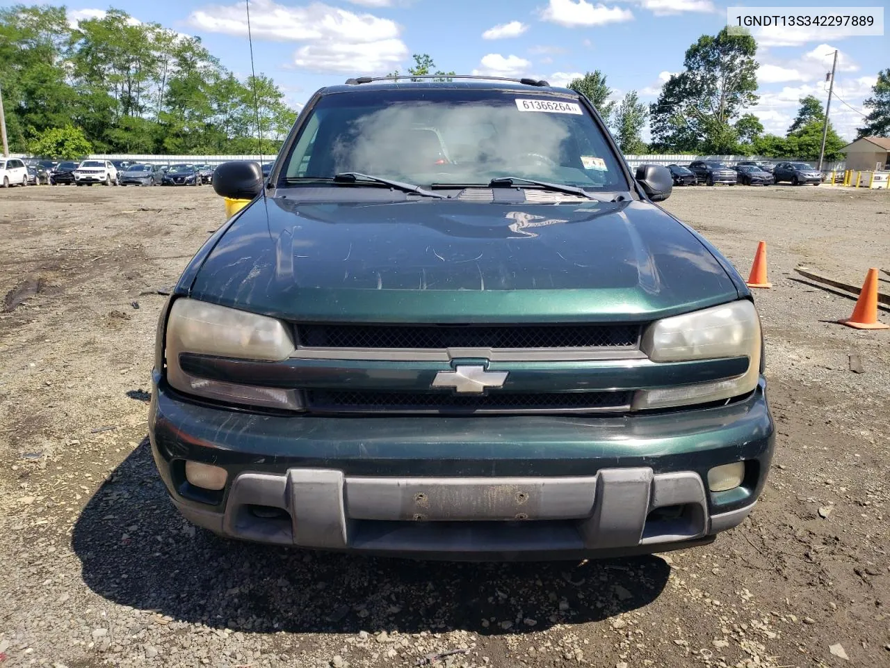 2004 Chevrolet Trailblazer Ls VIN: 1GNDT13S342297889 Lot: 77852404