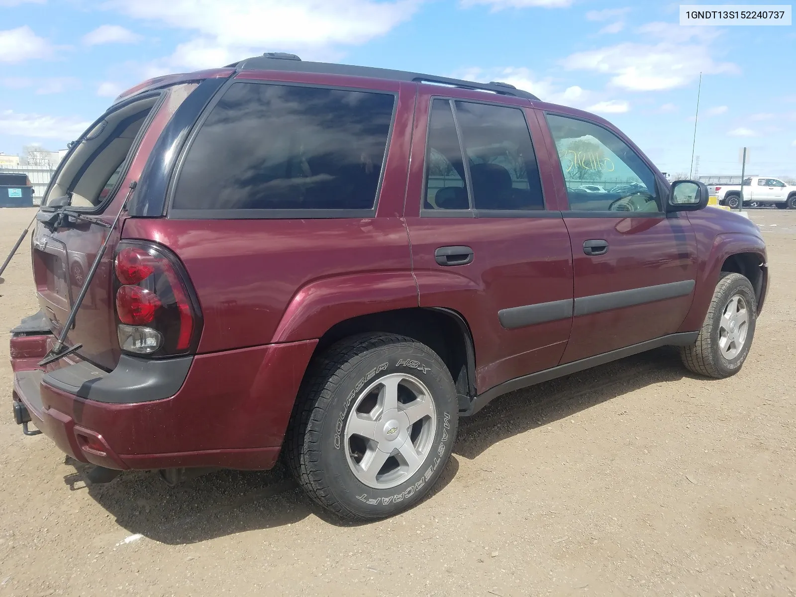 2005 Chevrolet Trailblazer Ls VIN: 1GNDT13S152240737 Lot: 52858784