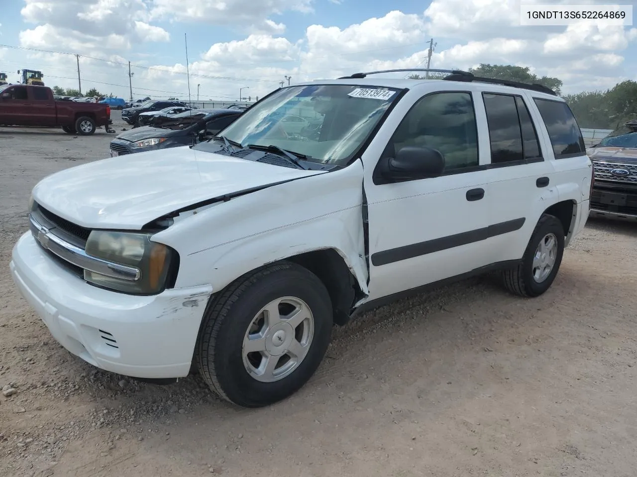 2005 Chevrolet Trailblazer Ls VIN: 1GNDT13S652264869 Lot: 70513974