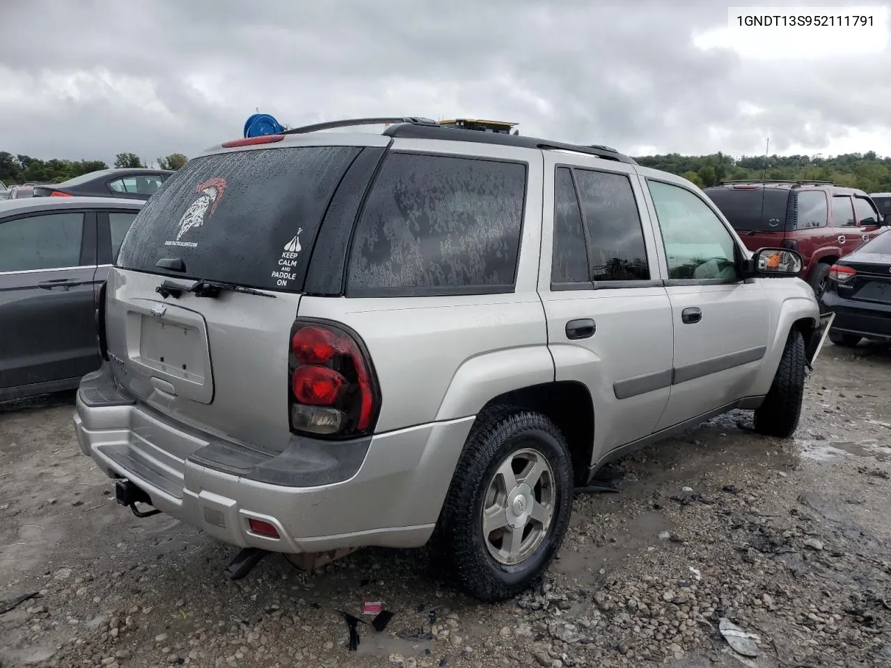 2005 Chevrolet Trailblazer Ls VIN: 1GNDT13S952111791 Lot: 72568864