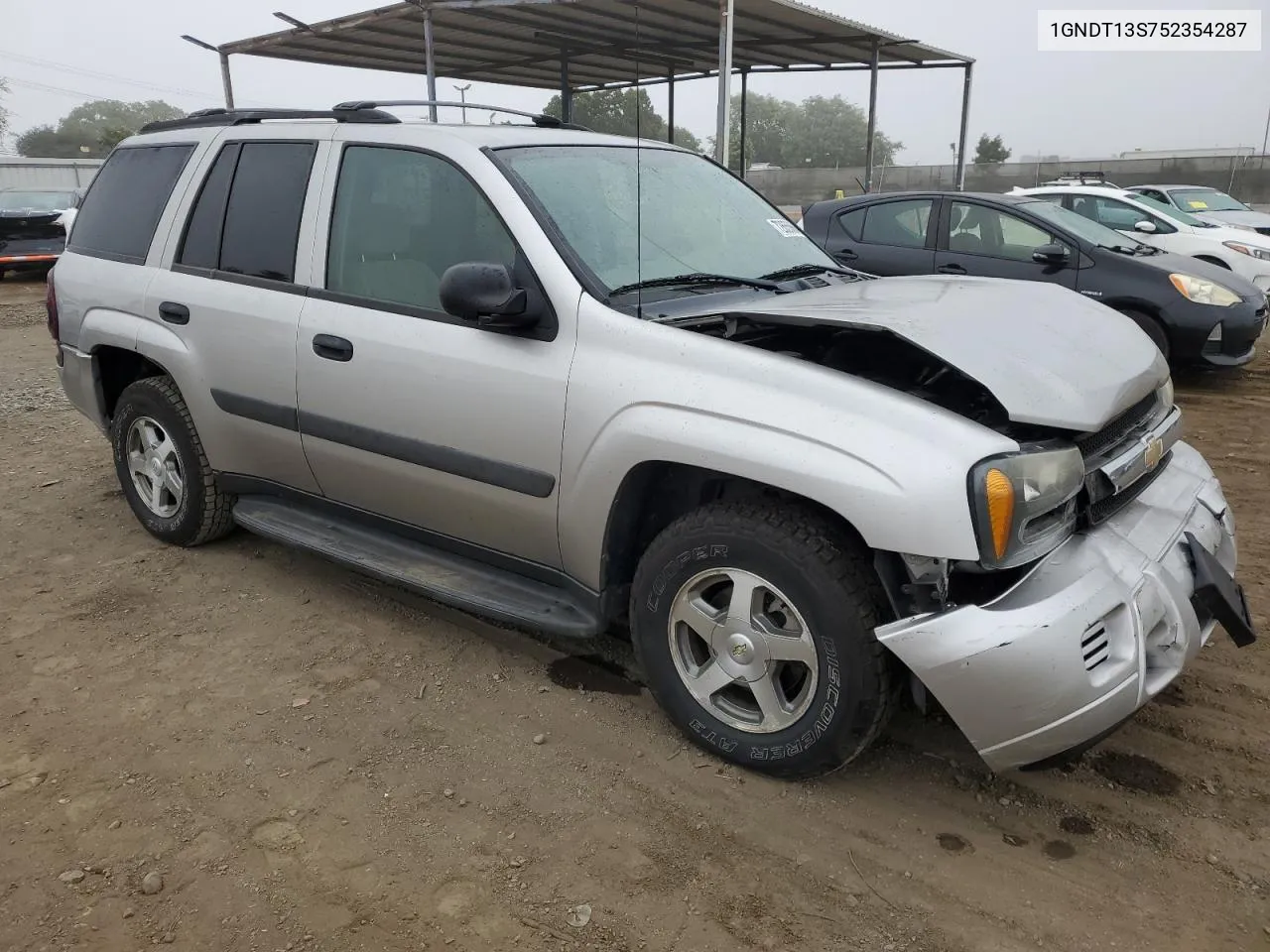 2005 Chevrolet Trailblazer Ls VIN: 1GNDT13S752354287 Lot: 72655664