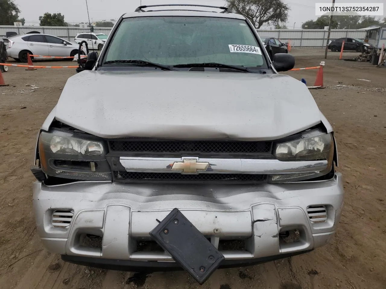 1GNDT13S752354287 2005 Chevrolet Trailblazer Ls