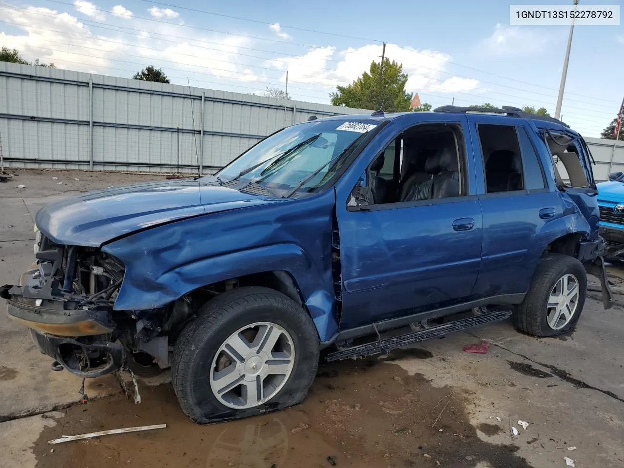 1GNDT13S152278792 2005 Chevrolet Trailblazer Ls