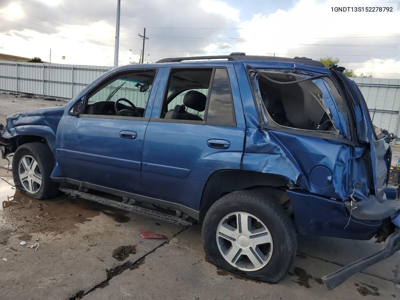 2005 Chevrolet Trailblazer Ls VIN: 1GNDT13S152278792 Lot: 75882764