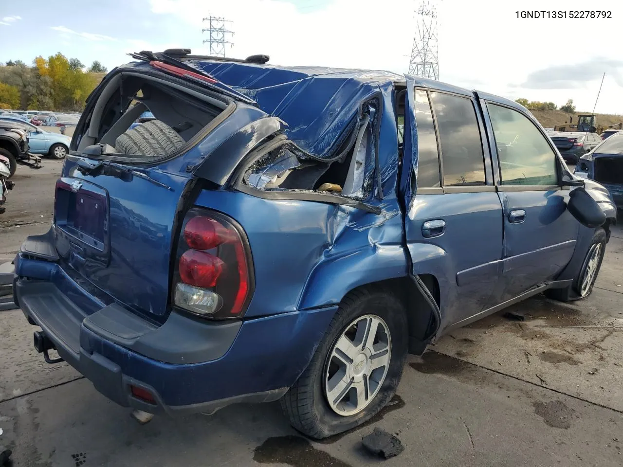 1GNDT13S152278792 2005 Chevrolet Trailblazer Ls