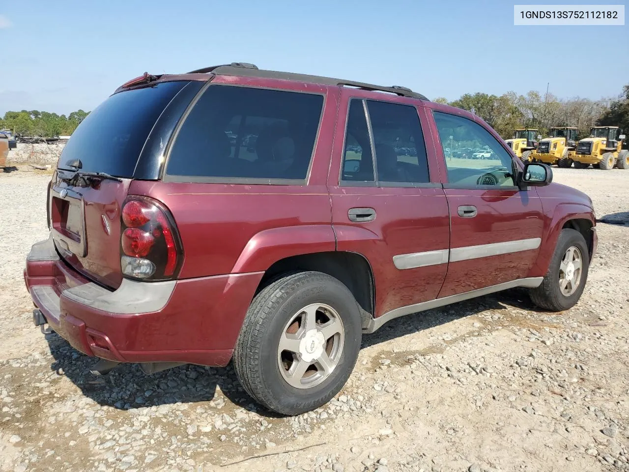 2005 Chevrolet Trailblazer Ls VIN: 1GNDS13S752112182 Lot: 78040894