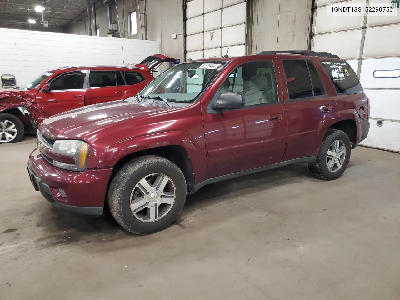 2005 Chevrolet Trailblazer Ls VIN: 1GNDT13S152290750 Lot: 81526484