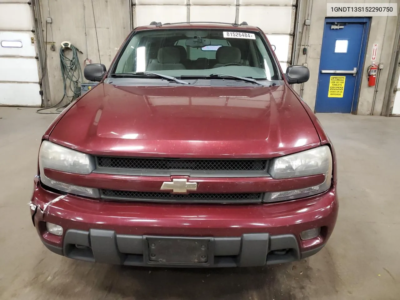 2005 Chevrolet Trailblazer Ls VIN: 1GNDT13S152290750 Lot: 81526484