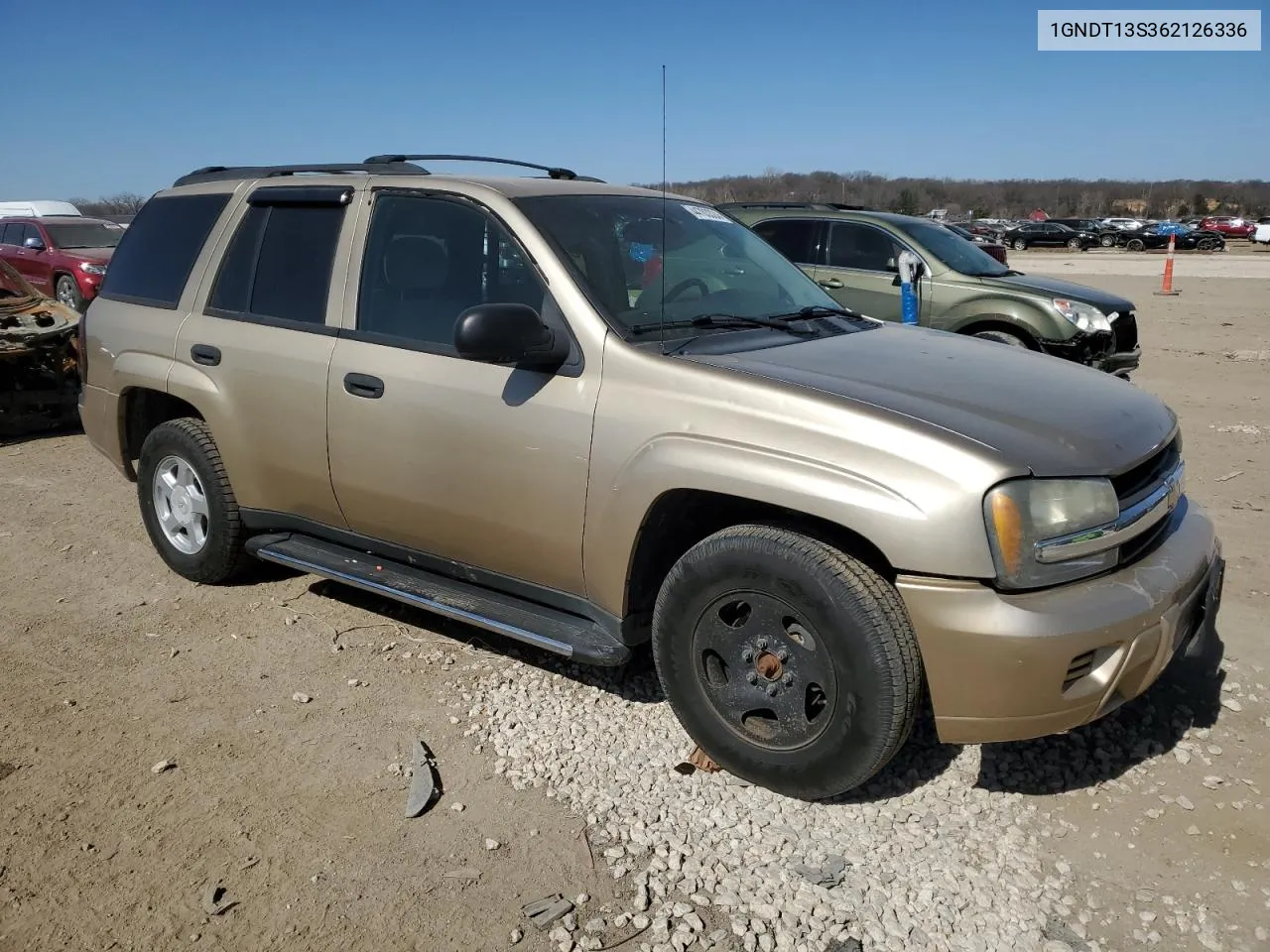 2006 Chevrolet Trailblazer Ls VIN: 1GNDT13S362126336 Lot: 44783324