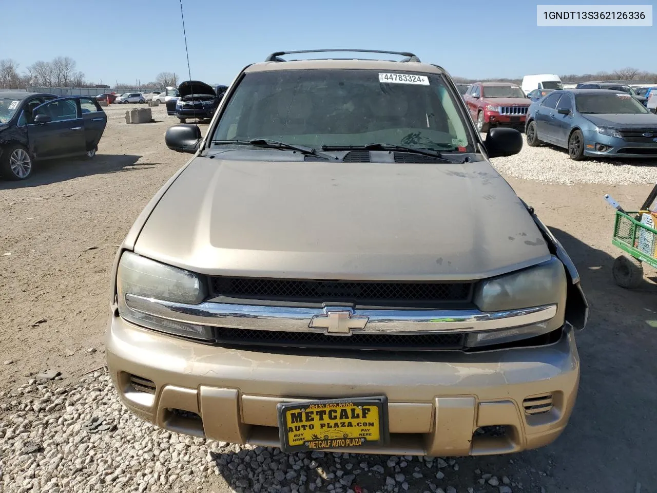 2006 Chevrolet Trailblazer Ls VIN: 1GNDT13S362126336 Lot: 44783324