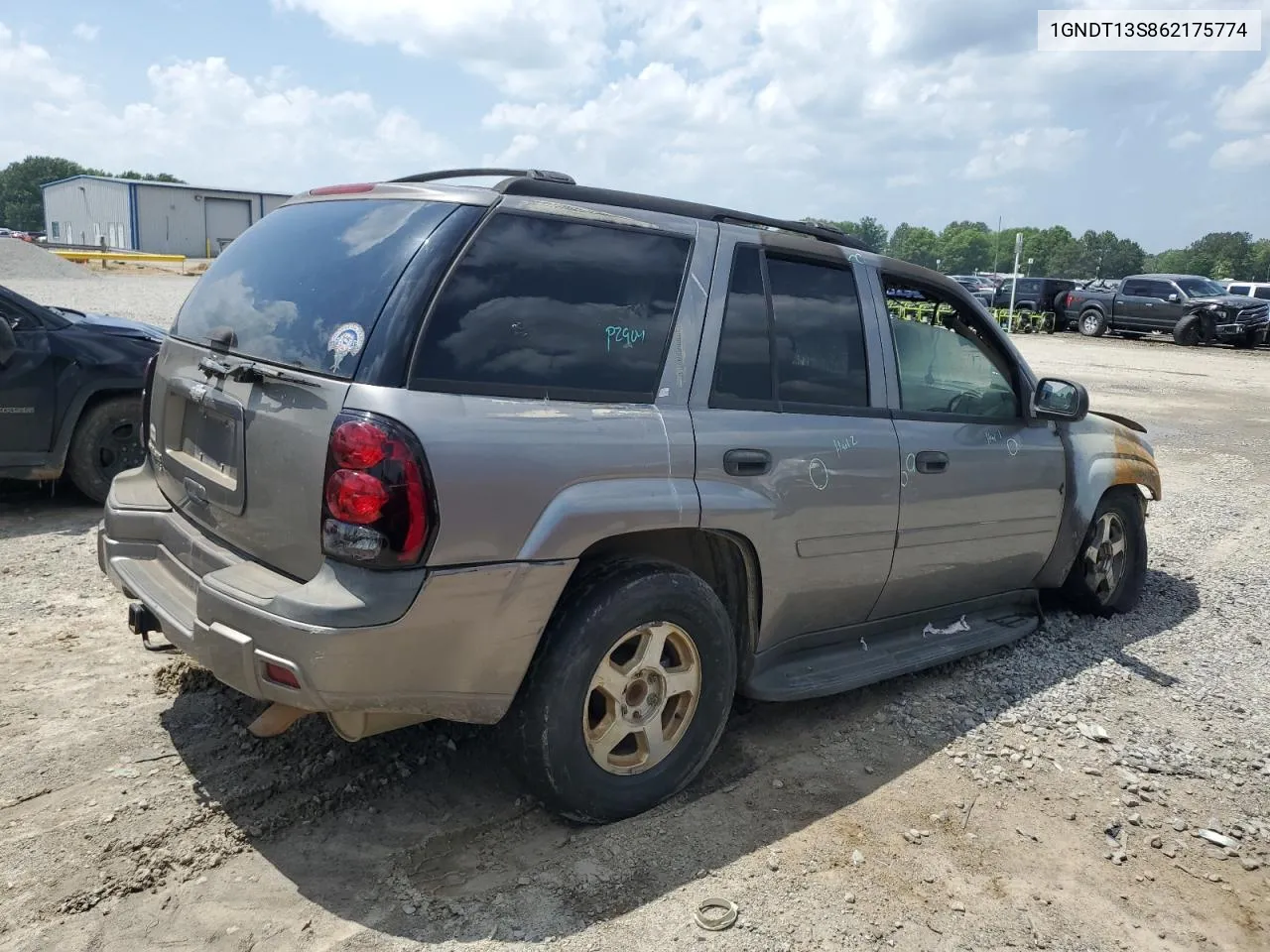 2006 Chevrolet Trailblazer Ls VIN: 1GNDT13S862175774 Lot: 53497444