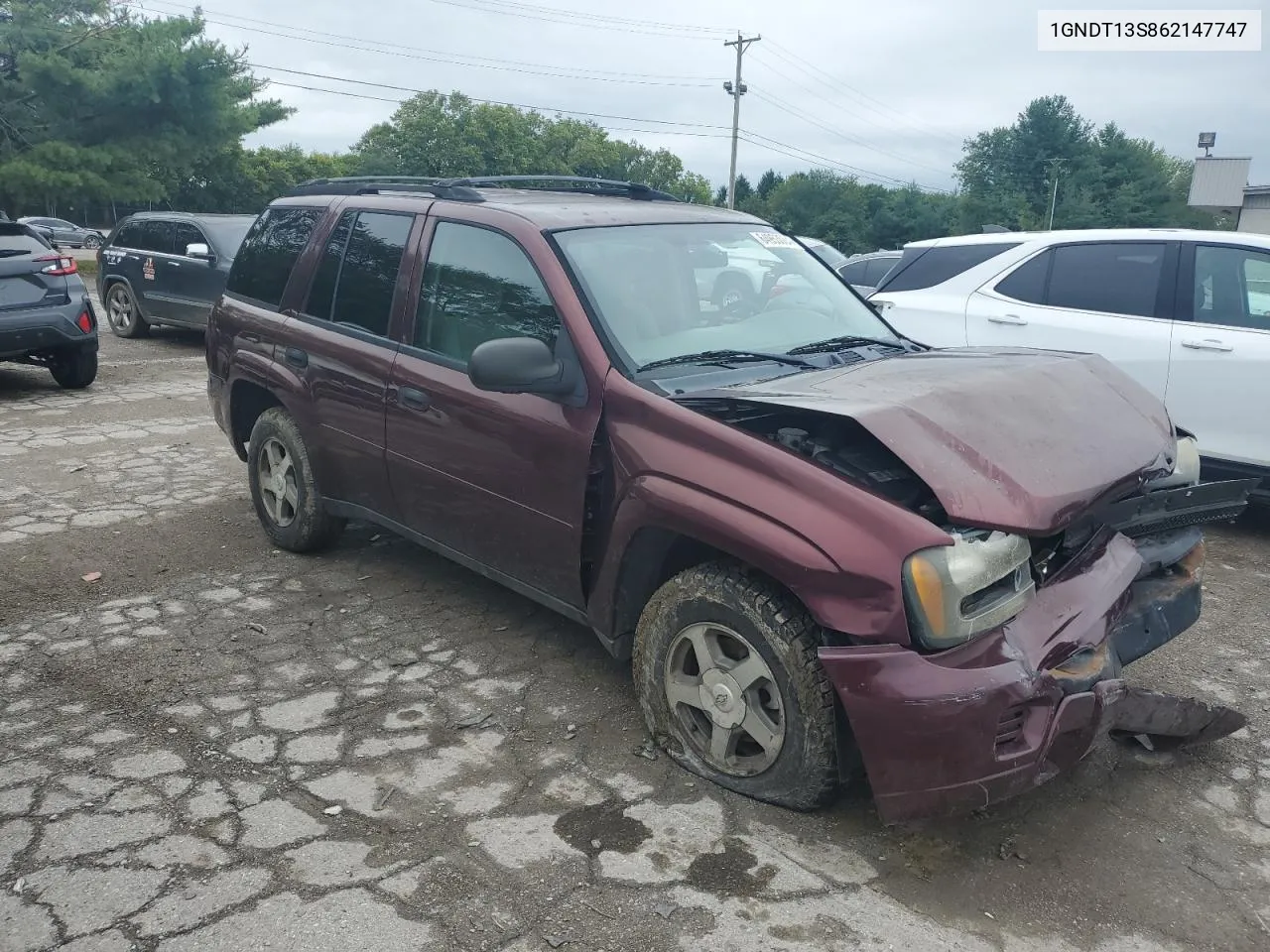 2006 Chevrolet Trailblazer Ls VIN: 1GNDT13S862147747 Lot: 64953084