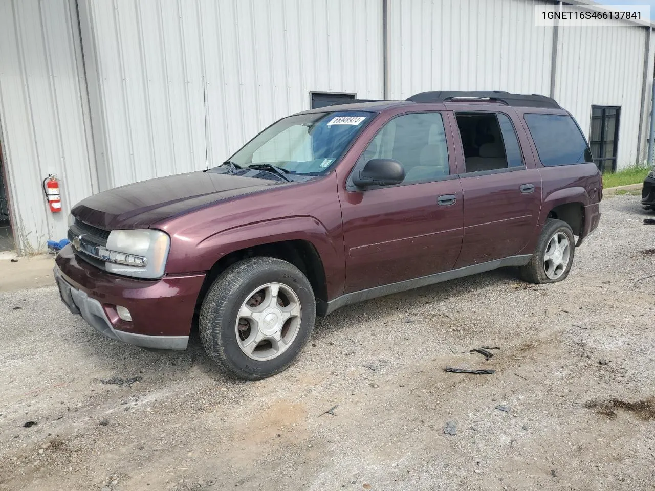 2006 Chevrolet Trailblazer Ext Ls VIN: 1GNET16S466137841 Lot: 66949924