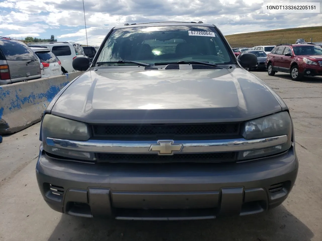 2006 Chevrolet Trailblazer Ls VIN: 1GNDT13S362205151 Lot: 67720064