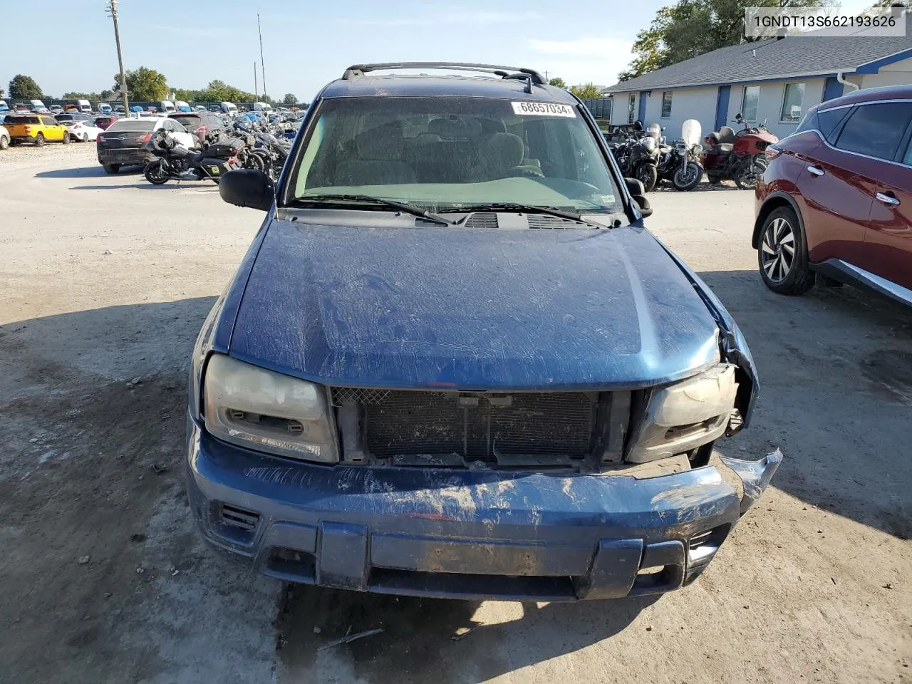 2006 Chevrolet Trailblazer Ls VIN: 1GNDT13S662193626 Lot: 68657034