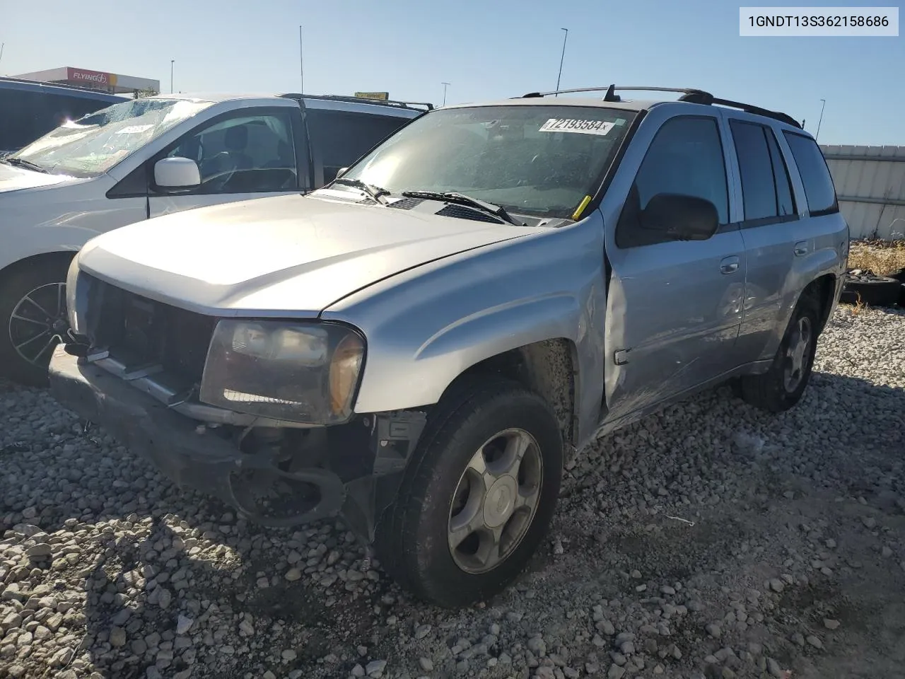 1GNDT13S362158686 2006 Chevrolet Trailblazer Ls