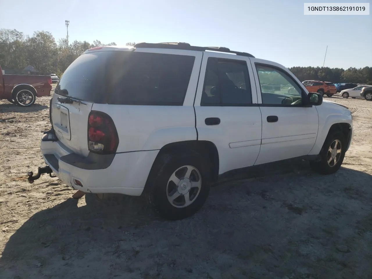 2006 Chevrolet Trailblazer Ls VIN: 1GNDT13S862191019 Lot: 75893244