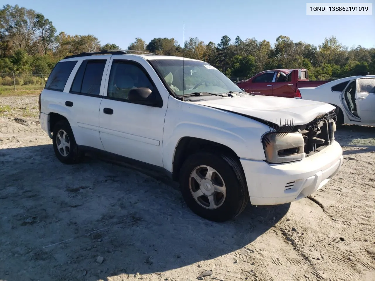 2006 Chevrolet Trailblazer Ls VIN: 1GNDT13S862191019 Lot: 75893244