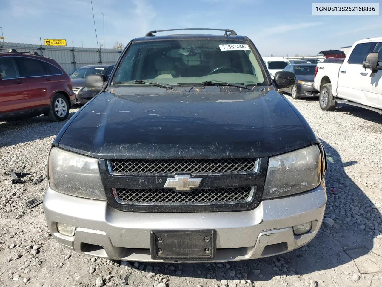 2006 Chevrolet Trailblazer Ls VIN: 1GNDS13S262168886 Lot: 77852484