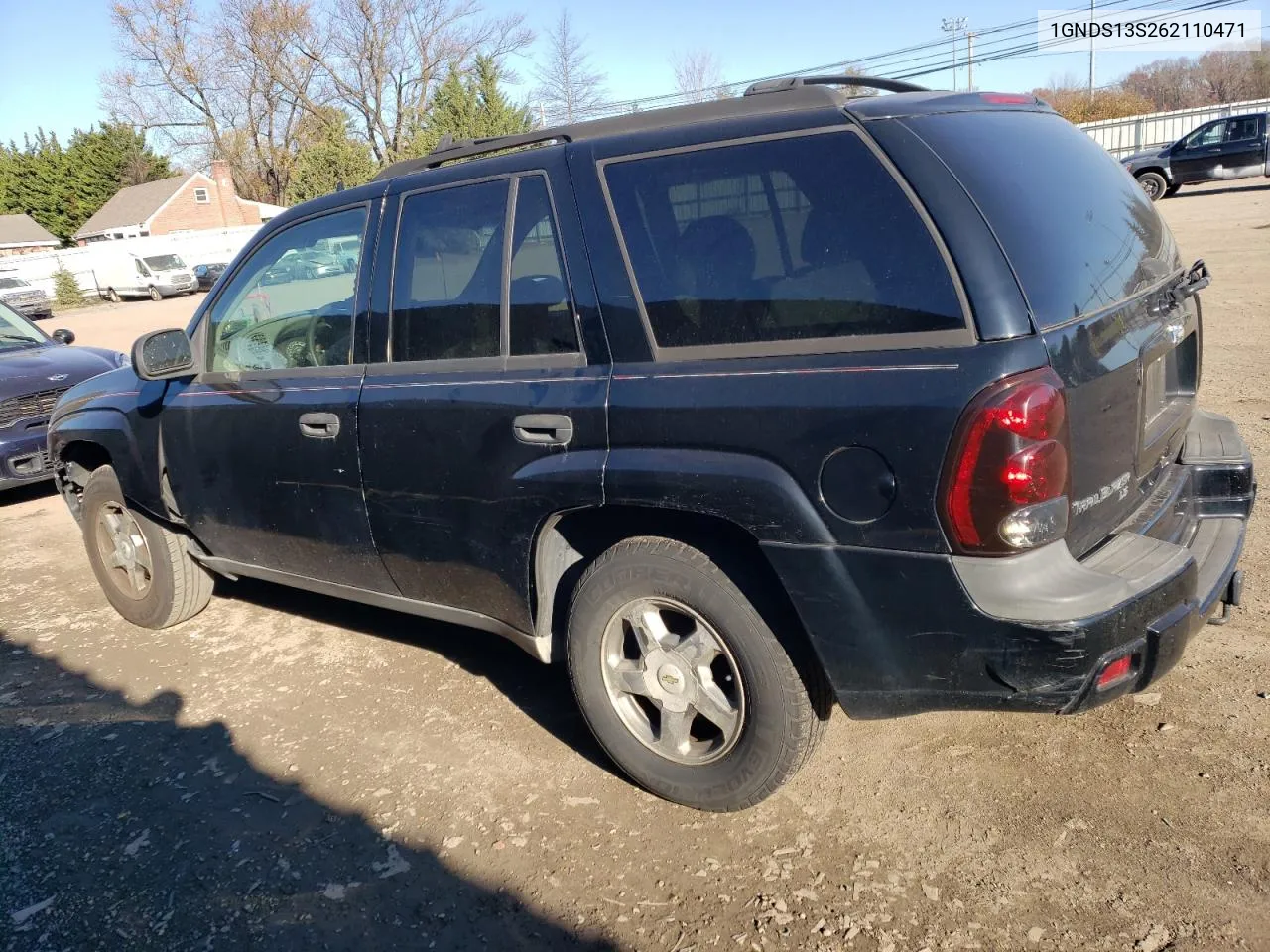 2006 Chevrolet Trailblazer Ls VIN: 1GNDS13S262110471 Lot: 81713264