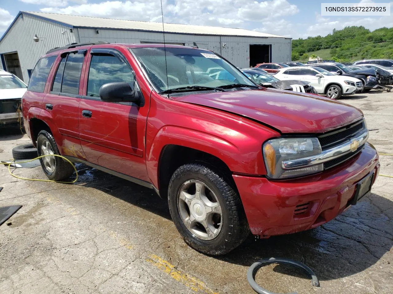 2007 Chevrolet Trailblazer Ls VIN: 1GNDS13S572273925 Lot: 57572244