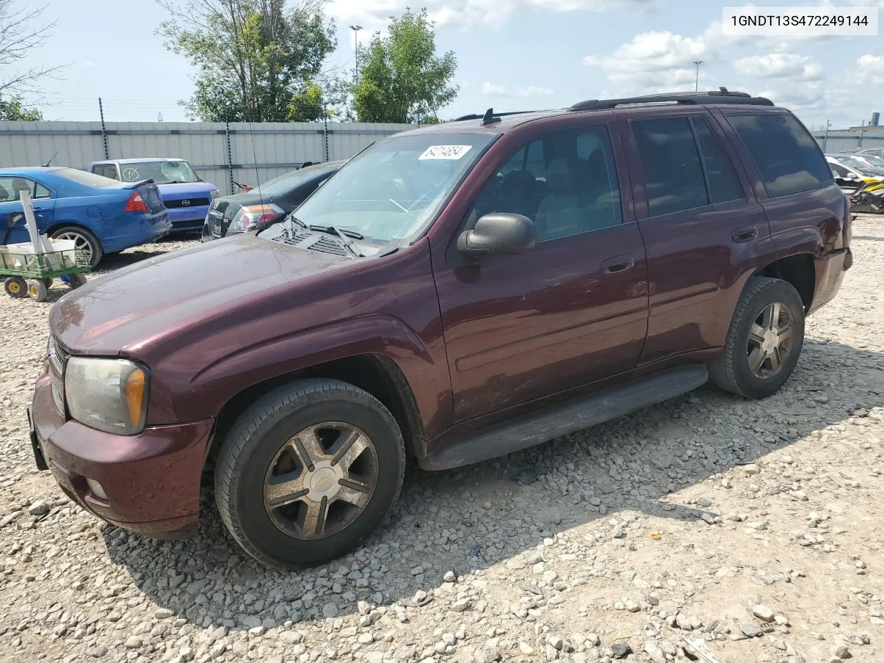 2007 Chevrolet Trailblazer Ls VIN: 1GNDT13S472249144 Lot: 64214854