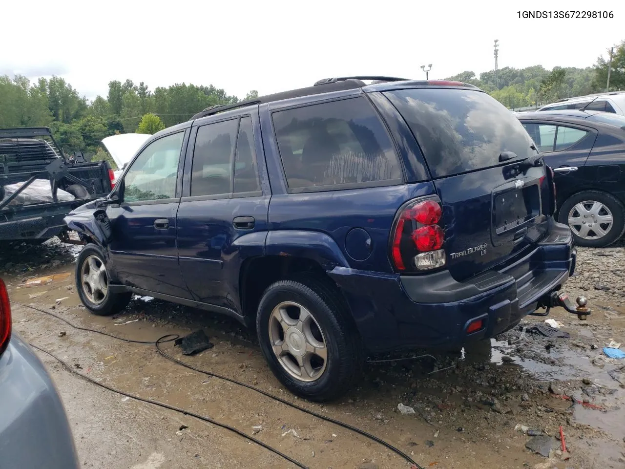 1GNDS13S672298106 2007 Chevrolet Trailblazer Ls