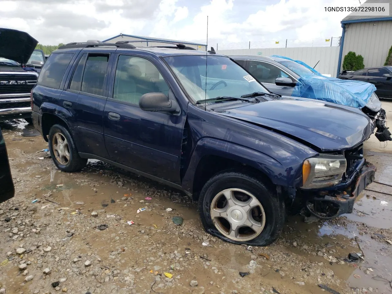 2007 Chevrolet Trailblazer Ls VIN: 1GNDS13S672298106 Lot: 65592624