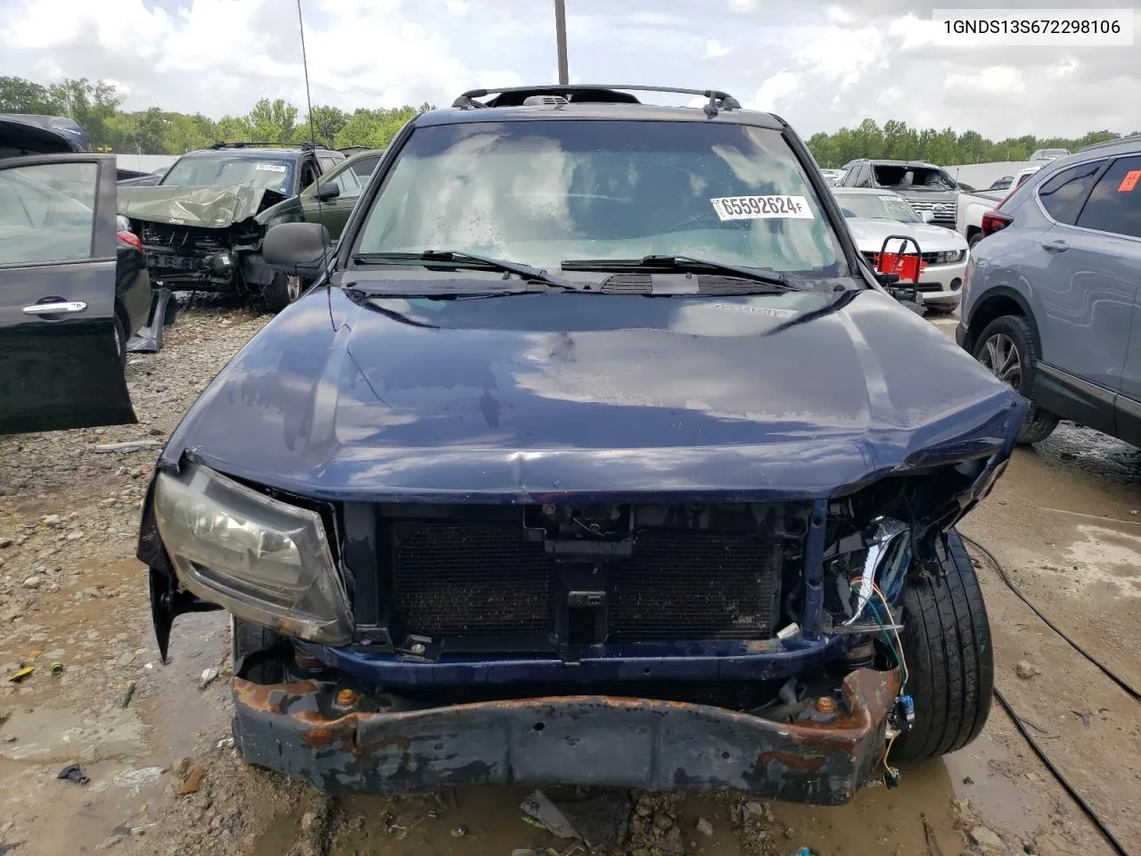 1GNDS13S672298106 2007 Chevrolet Trailblazer Ls