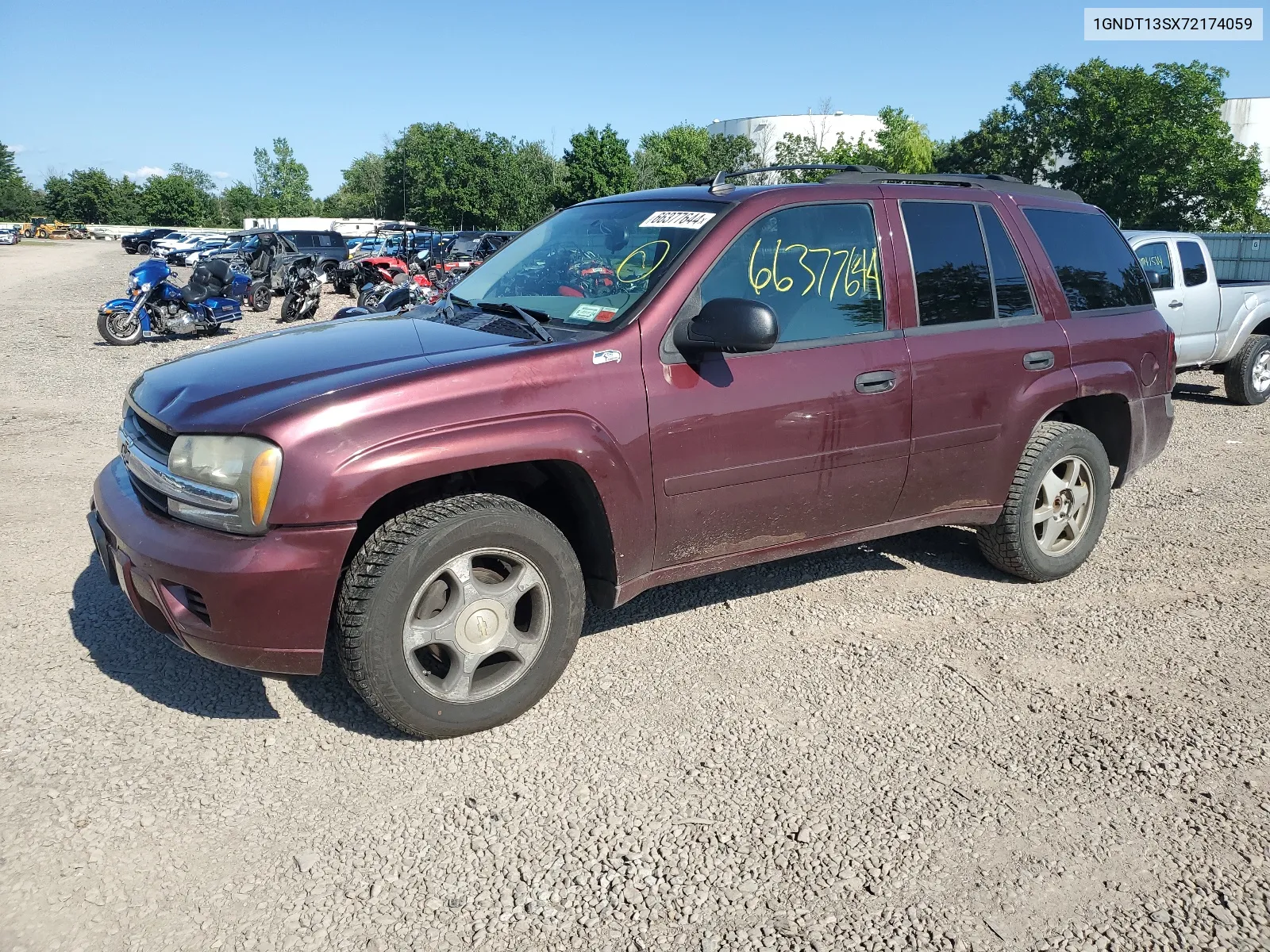 2007 Chevrolet Trailblazer Ls VIN: 1GNDT13SX72174059 Lot: 66377644