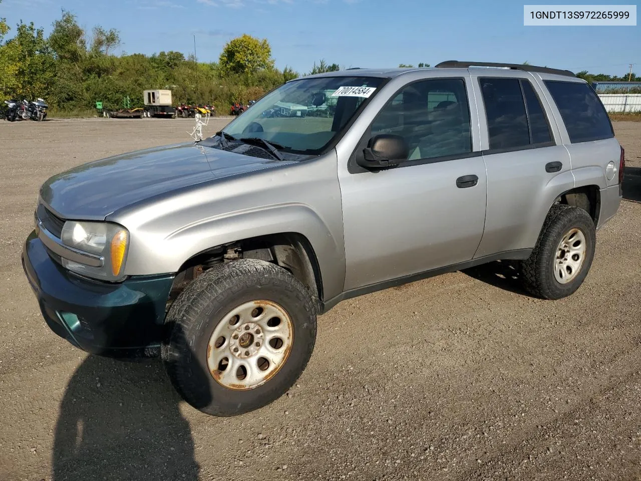 2007 Chevrolet Trailblazer Ls VIN: 1GNDT13S972265999 Lot: 70014584