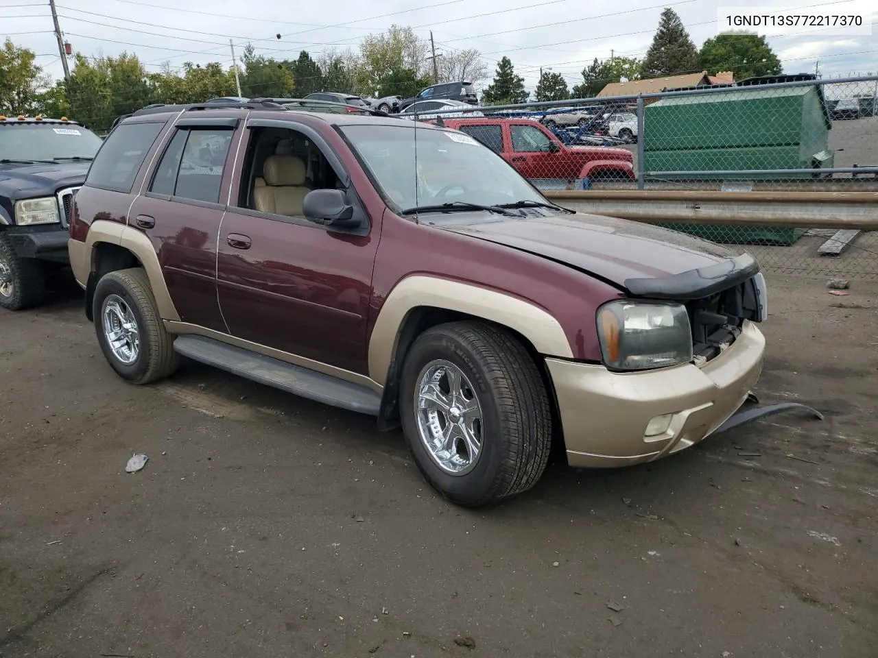 2007 Chevrolet Trailblazer Ls VIN: 1GNDT13S772217370 Lot: 71384314