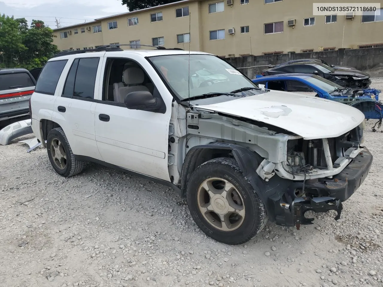 2007 Chevrolet Trailblazer Ls VIN: 1GNDS13S572118680 Lot: 72689734