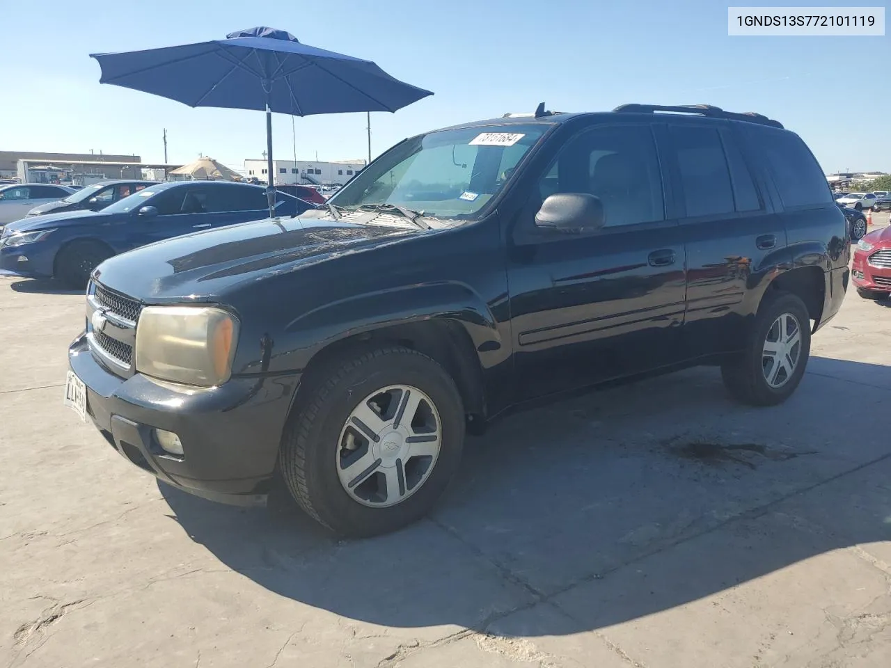 2007 Chevrolet Trailblazer Ls VIN: 1GNDS13S772101119 Lot: 73151684